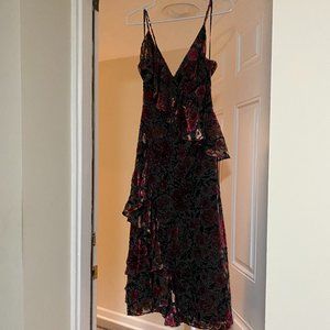 Jill Jill Stuart Velvet Devore Dress